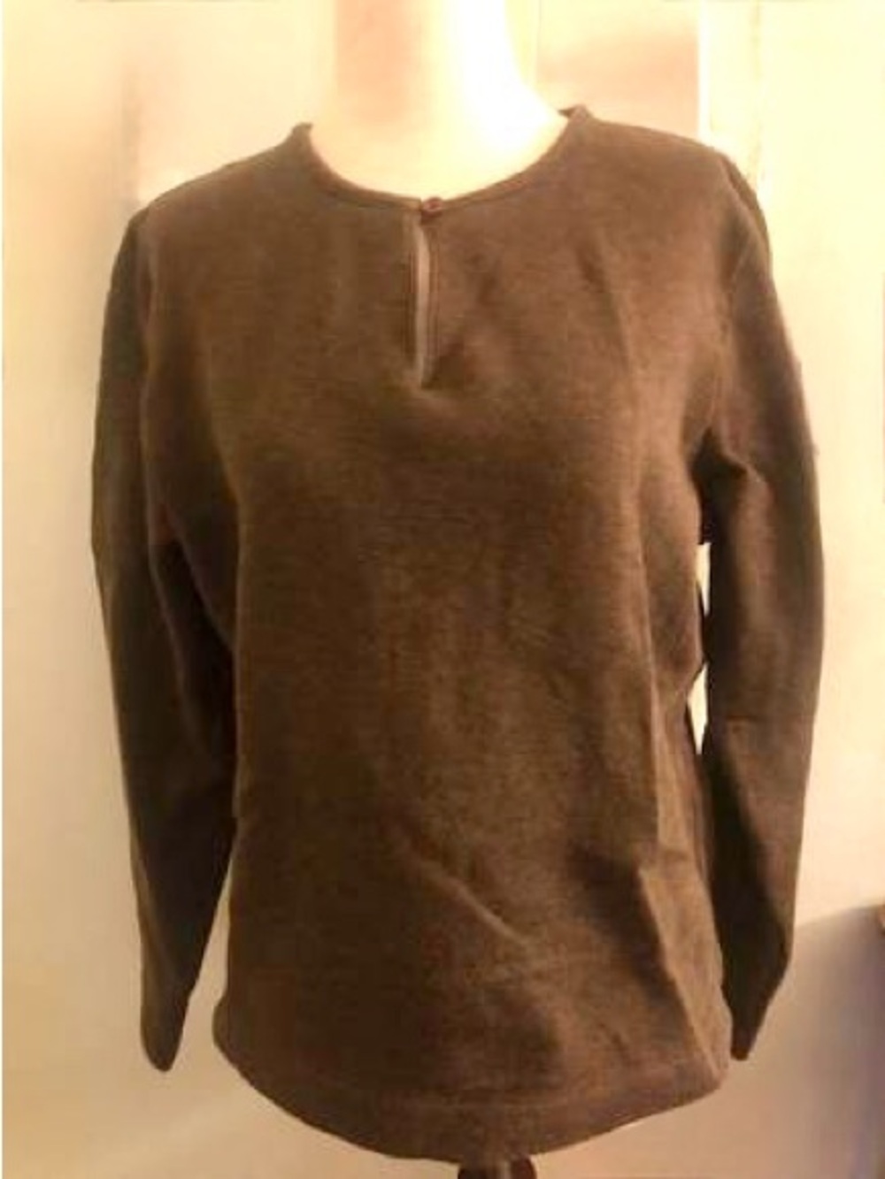 Ann Taylor Loft Fleece-Lined Pullover Sweatshirt